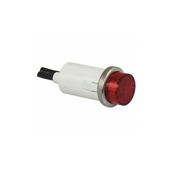 Manufacturer Varies Raised Panel Light, Red, 12 V AC/DC 20C844