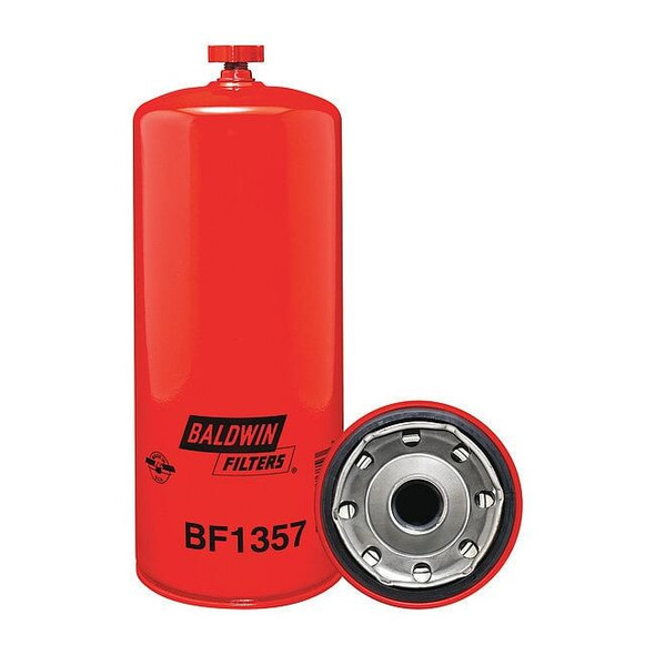 Baldwin Filters Fuel Filter,12-3/32x4-11/16x12-3/32 In BF1357