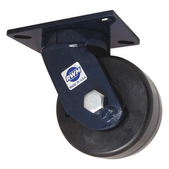 Rwm Kingpinless Swivel Plate Caster,3000 lb. 76-DUR-0630-S