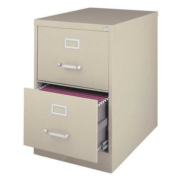 Hirsh Vertical File Cabinet,Putty 14412 Hirsh Vertical File Cabinet,Putty 14412