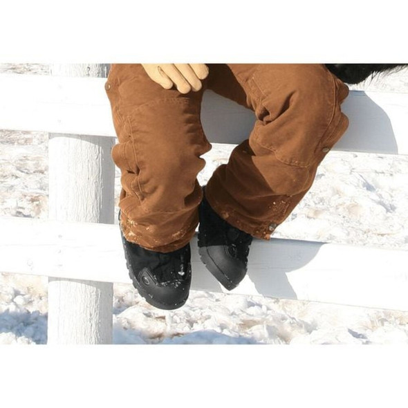 Neos Overshoe Men's Overboot, L D, Nylon, 11" Height, Black EXPG-L