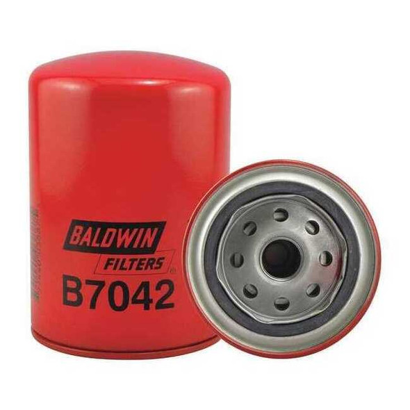Baldwin Filters Oil Fltr, Spin-On, 5-3/8"x3-11/16"x5-3/8" B7042
