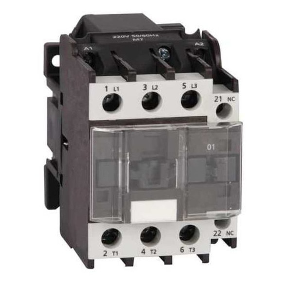 Dayton IEC Magnetic Contactor, 1NO, 24V AC, 3 P, Non-Reversing 6EAW1
