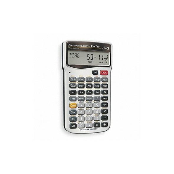 Calculated Industries Construction Calculator,6 Lx3 1/4 In W 4080