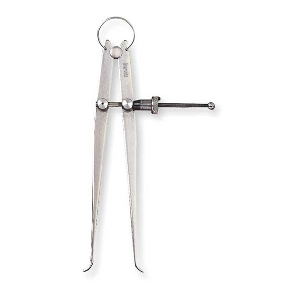 Starrett Inside Spring Caliper,4 In,Solid 73A-4