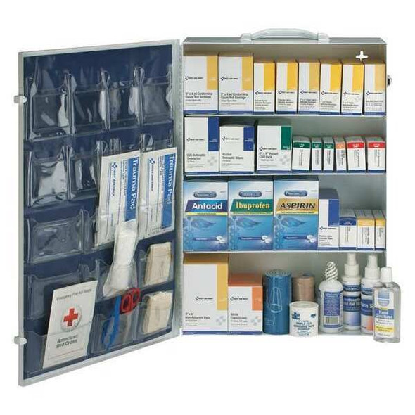 First Aid Only First Aid Kit w/House,1,436pcs,WHT 54767