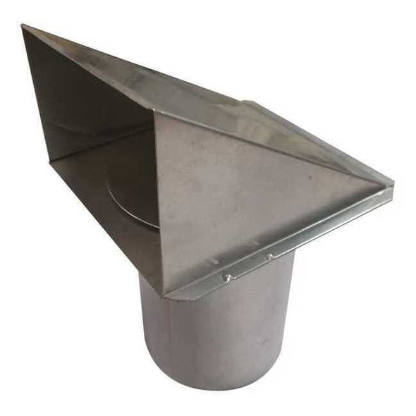 Dayton Wall Cap,3 or 4 in. Fits Duct Size 45PE71