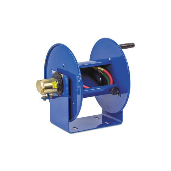 100W Series Welding Hand Crank Twin Line Hose Reel, Used With 100 ft Oxygen-Acetylene Twin Line Welding Hose Sold Separately