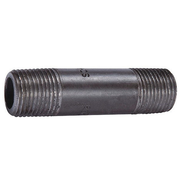 Manufacturer Varies 1-1/4" x 11" Black Pipe Nipple Sch 80 90715