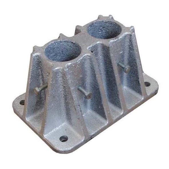 Manufacturer Varies Socket Mounting Base,Double,L 7-1/2 In 2HER8