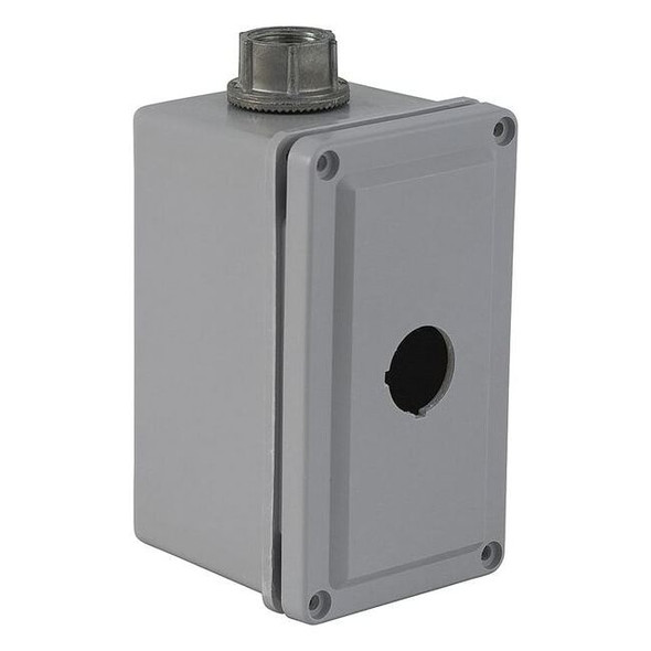 Schneider Electric PushButtonEnclosure,30mm,1Hole,Plastic 9001SKY1