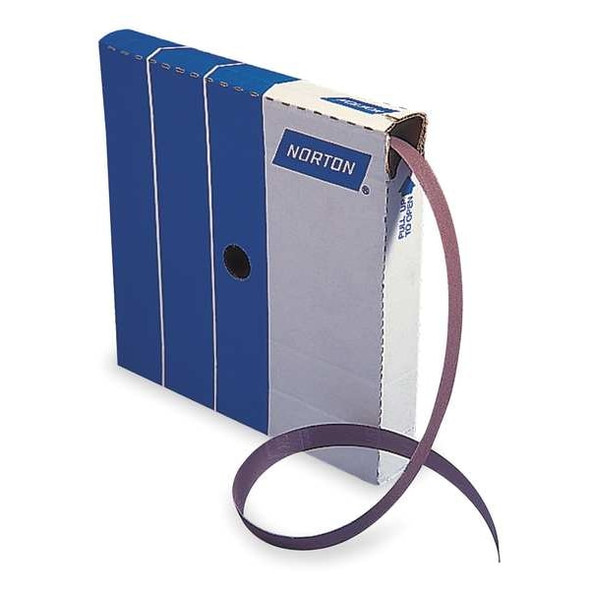 Norton Abrasives Abrasive Roll,1" W x 150 ft.L,280G,Brown 66261126269