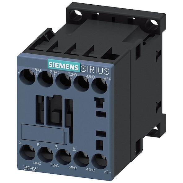 Siemens IEC Control Relay, 3NO/1NC, 24V DC, 10 A 3RH21311BB40 Siemens IEC Control Relay, 3NO/1NC, 24V DC, 10 A 3RH21311BB40