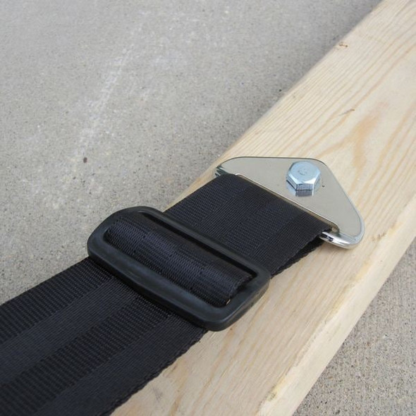 Bulk-Strap Anchor Plate,Silver,PK5 AP15-2