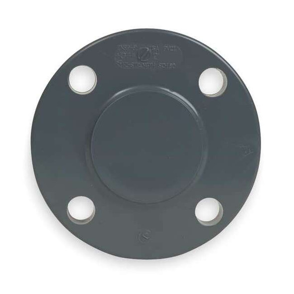 Manufacturer Varies PVC Blind Flange, Socket, 2 in Pipe Size 853-020
