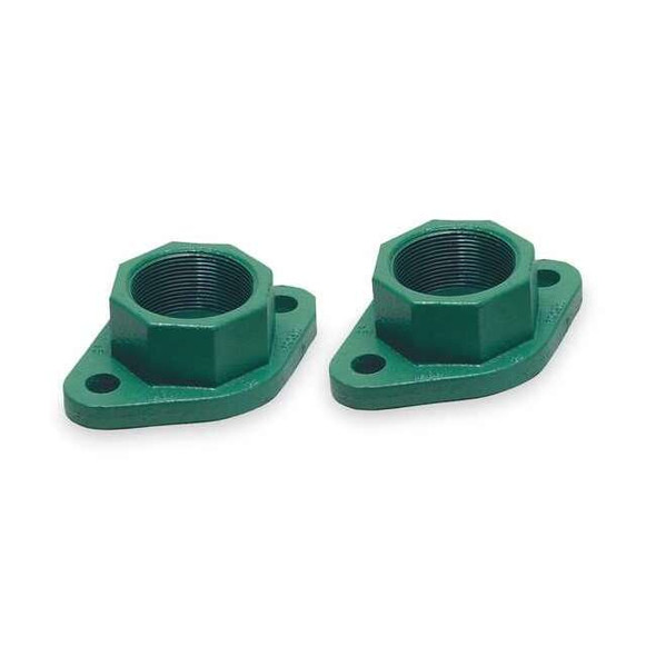 Taco Flange, Cast Iron, FNPT, 1 1/2 in,PK2 194-1542F-1