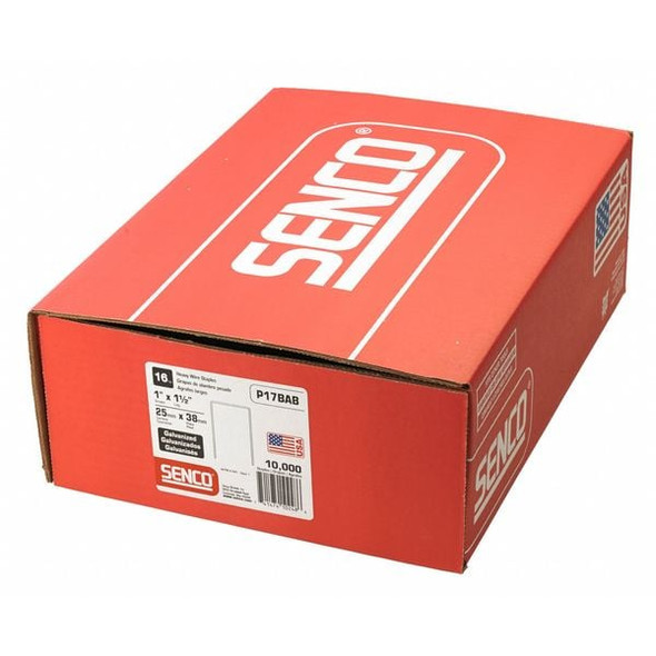 Senco Staples,16 ga.,1-1/2 in. L,PK10000 P17BAB