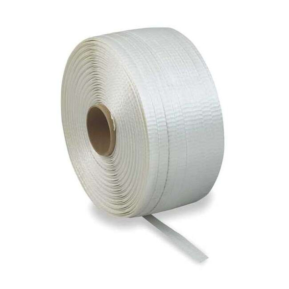 Manufacturer Varies Plastic Strapping, 1,830 lb, Green/White 2CXP8
