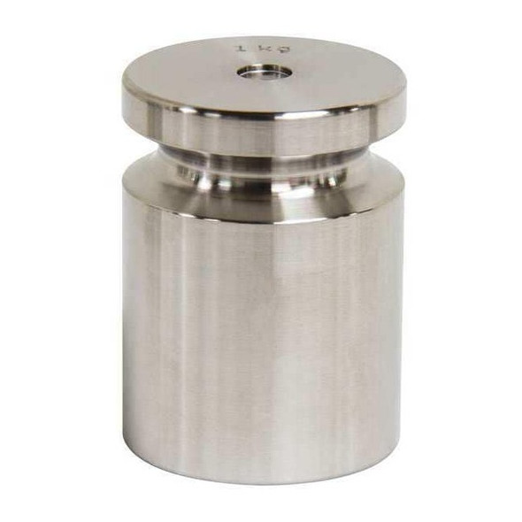 Rice Lake Weighing Systems Calibration Weight,SS,1kg,Cylinder 12513