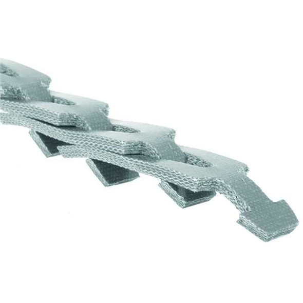 Powertwist Link V-Belt, 25 ft. Outside Length, 3/8 in Top Width, 23/64 in Thickness, 1 Ribs 0450025