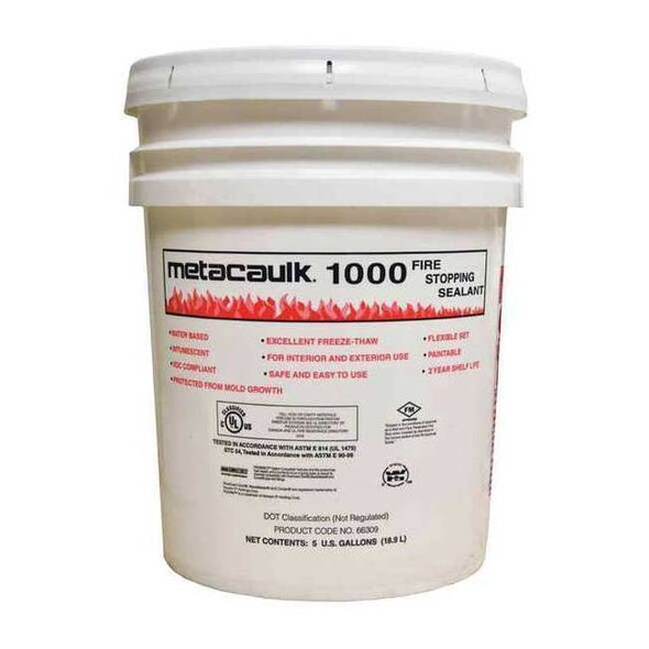 Metacaulk Fire Barrier Sealant,Pail,5 gal. 66309