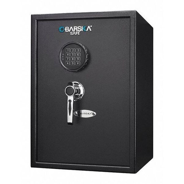 Barska Security Safe, 1.54 cu ft, 45.4 lb, Not Rated Fire Rating AX13098