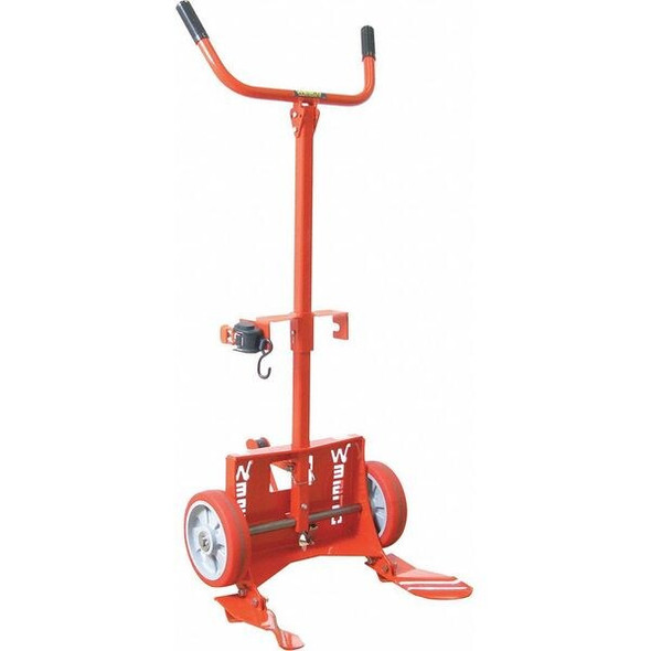 Wesco Drum Hand Truck,1000 lb.,Steel,Orange 240017