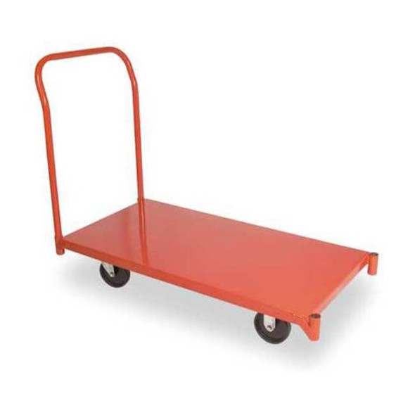 Manufacturer Varies Platform Truck, Red, Steel, 1,600 lb 3BE78