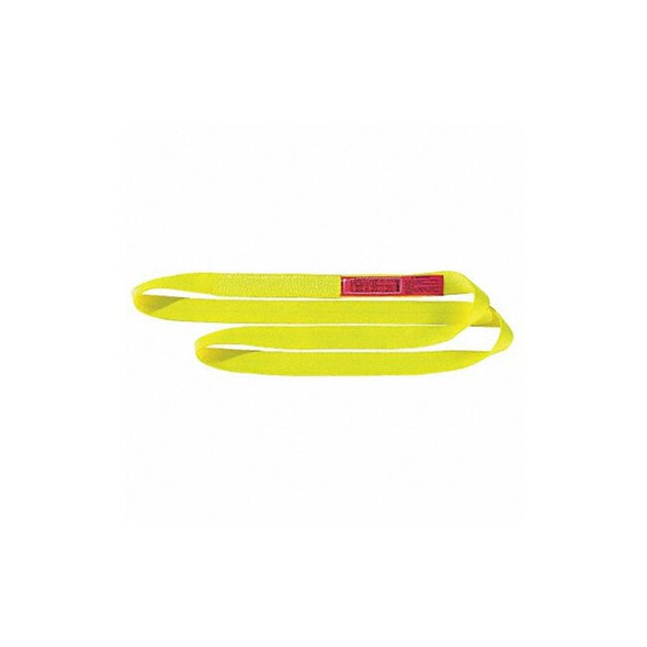 Lift-All Web Sling, Type 5, 3 ft L, 2 in W, Nylon, Yellow EN1602NX3