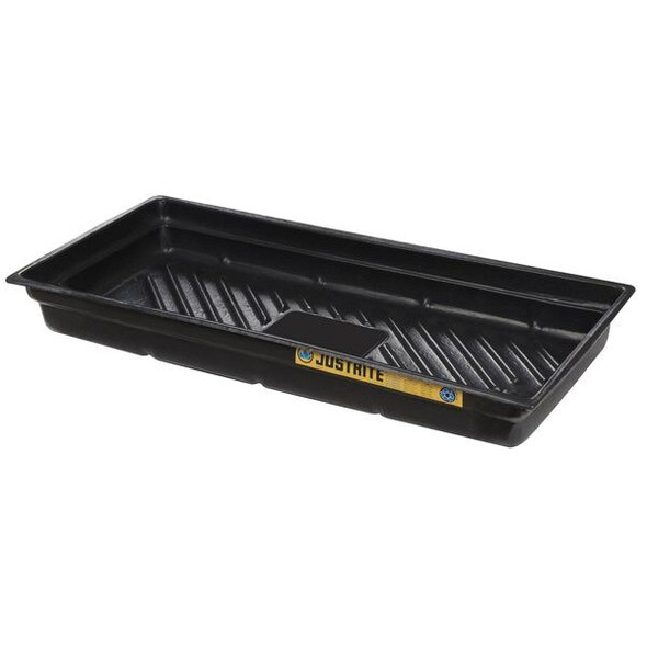 Justrite Spill Tray, 20 gal Spill Capacity, Polyethylene 28716