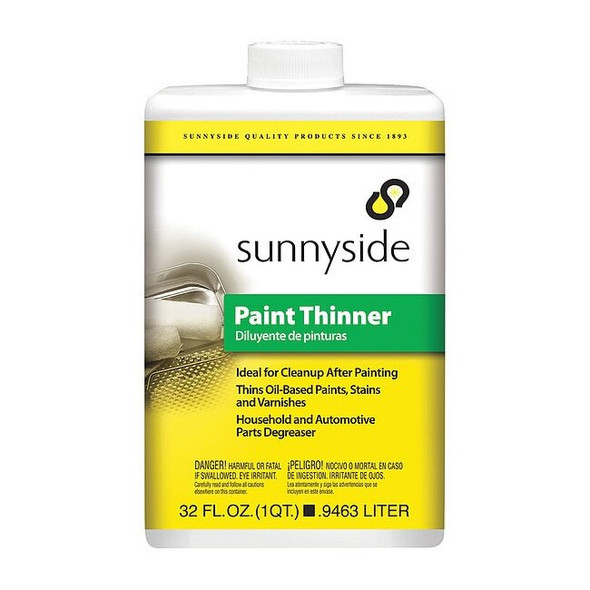 Sunnyside Paint Thinner,1/4 gal.,Solvent Base 30432