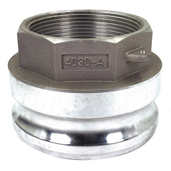 Manufacturer Varies Cam and Groove Adapter,4",Aluminum PLE08