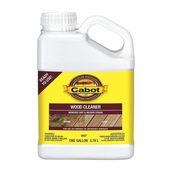 Cabot Liquid 1 gal Wood Cleaner, Jug 140.0008007.007