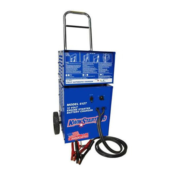 Wheeled Battery Charger, Automatic, For Battery Voltage: 12