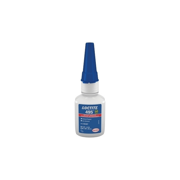 495™ Super Bonder® Instant Adhesive, 1 oz, Bottle, Clear