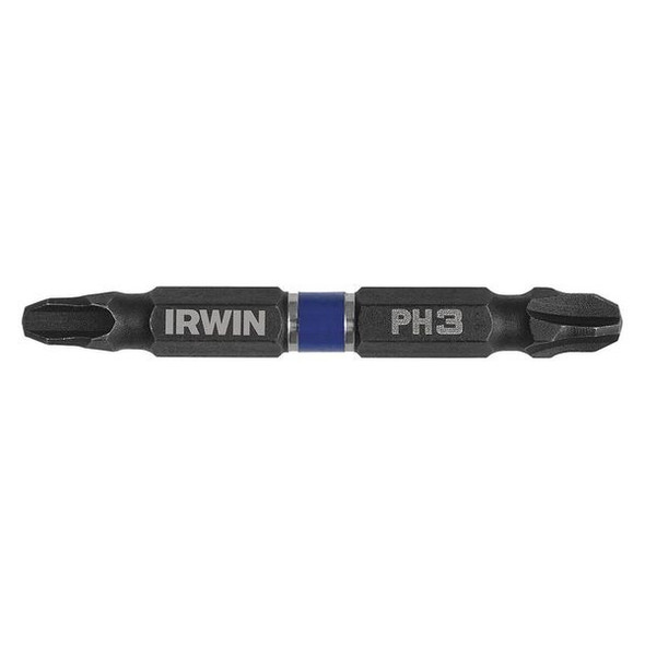 Irwin DblEndedDriverBit,0.25" Hex,L:2.5",PK2 IWAF32DEPH32