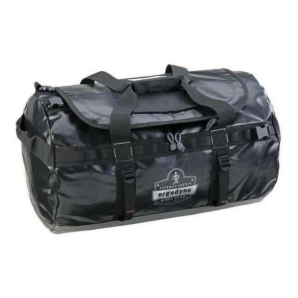 Ergodyne Duffel Bag, Small, Water Resistant, Black GB5030S