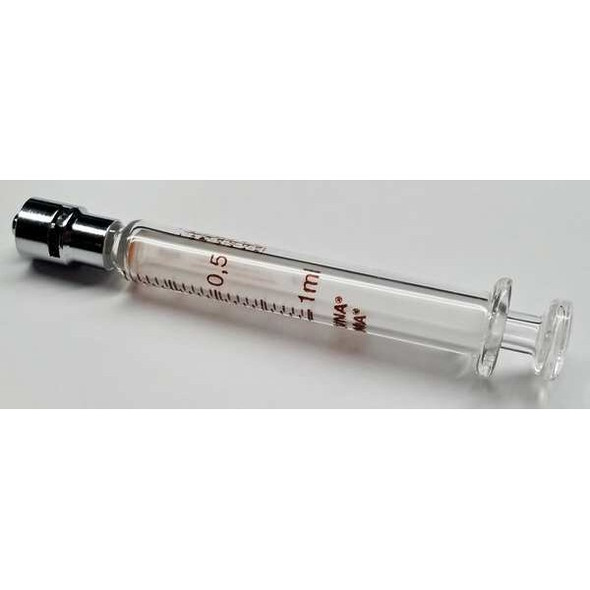 Fortuna Glass Syringe,Metal Luer Lock,1 mL 7.140-21