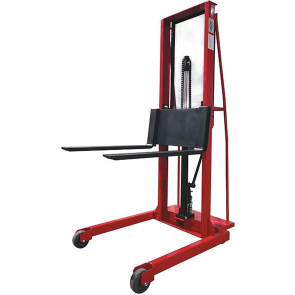 Dayton Fixed Base Hydraulic Stacker, Load Cap. 1000 lb. 2MPT8