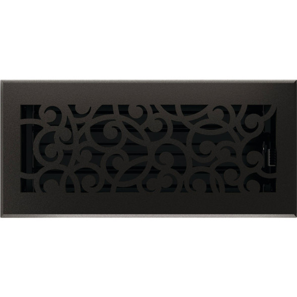 Imperial Wonderland 4 In. x 10 In. Cast Iron Steel Floor Register RG3374