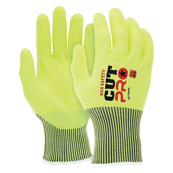 Mcr Safety Gloves,S,PK12 9273HVS Mcr Safety Gloves,S,PK12 9273HVS