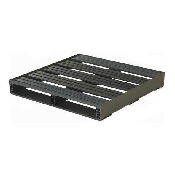 Recycled Rigid PVC Pallet, 36 in L, 36 in W, 5 in H, 1,500 lb Dynamic