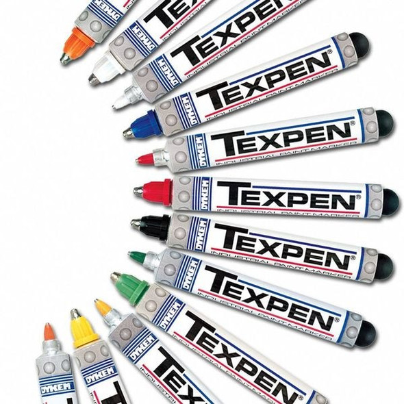 Dykem Industrial Marker, Medium Tip, Red Color Family, Ink 16023