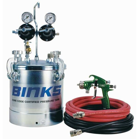Binks 2.8 Gal Tank Otfit with Trans Tech gun 98-3146