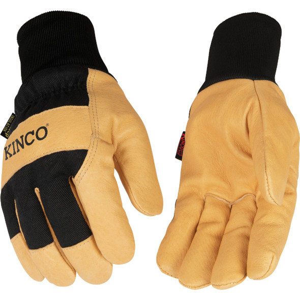 Kinco Men's Large Pigskin Leather Palm Thermal Insulated Glove 1928KW-L
