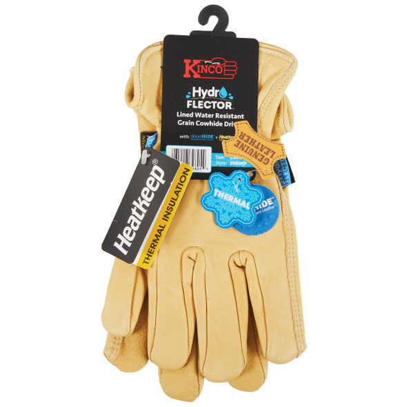 Kinco L Tan Thrml Wtrres Glove 398HKP-L 762251