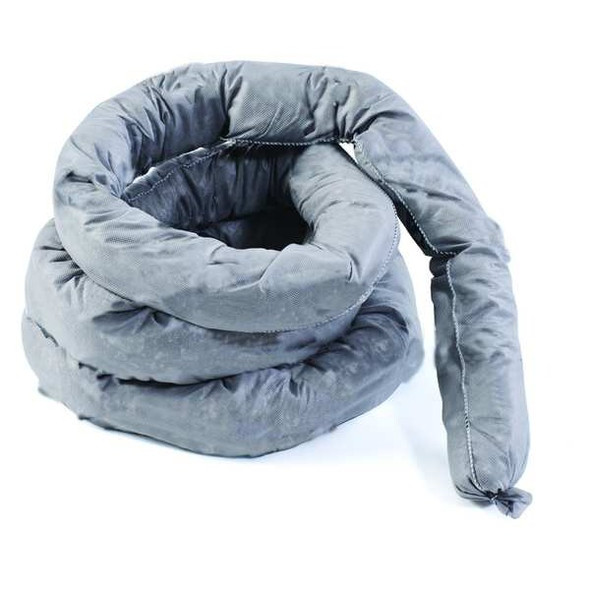 Condor Absorbent Sock,Gray,10 gal.,PK2 35ZR47