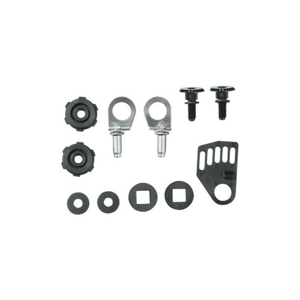 Instant-Release Attachment, for Slotted Caps and Welding Shields, Black