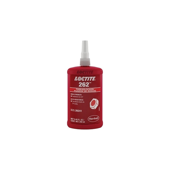 262™ Threadlocker, Medium to High Strength, 50 ml, Red