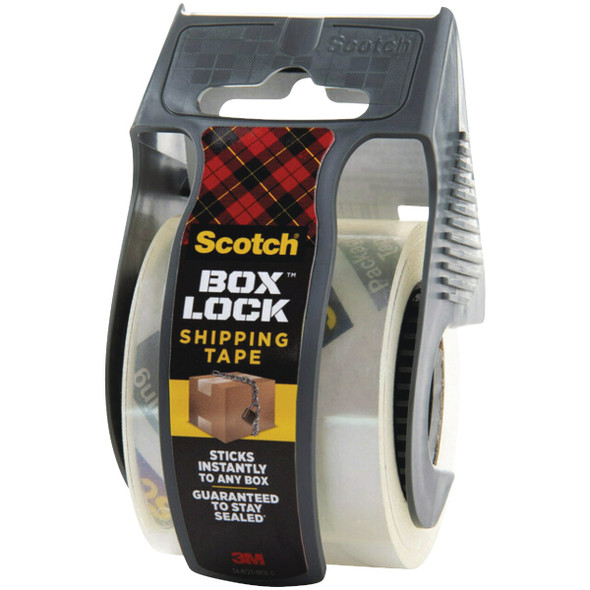 Scotch Box Lock 1.88 In. x 22.2 Yd. Clear Shipping Packaging Tape 195